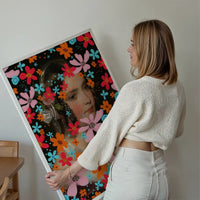 Friedrich von Amerling Flower Girl Funky Art Print