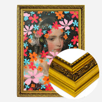 Friedrich von Amerling Flower Girl Funky Art Print