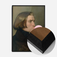 Friedrich von Amerling Bubblegum Painting Quirky Portrait Print