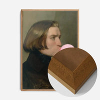 Friedrich von Amerling Bubblegum Painting Quirky Portrait Print