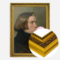 Friedrich von Amerling Bubblegum Painting Quirky Portrait Print