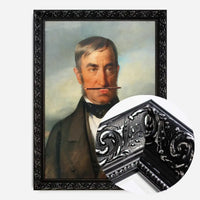 Friedrich von Amerling Pencil Moustache Funky Art Print