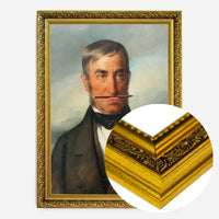 Friedrich von Amerling Pencil Moustache Funky Art Print