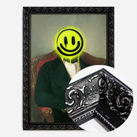 Friedrich von Amerling Spraypaint Face Quirky Graffiti Print