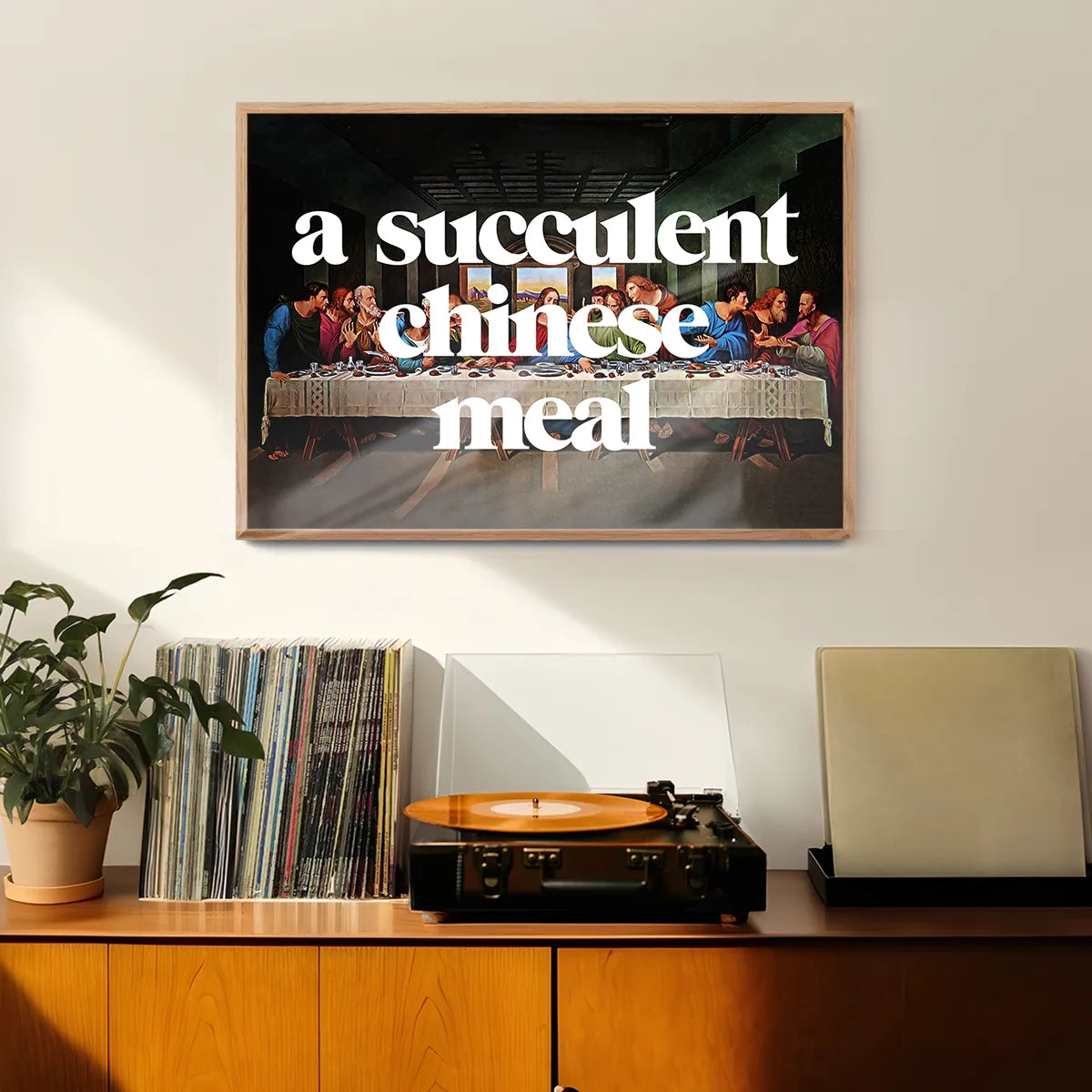 succulent chinese meal meaning A Succulent Chinese Meal Slogan Print – InkAndDrop