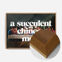 A Succulent Chinese Meal Slogan Print