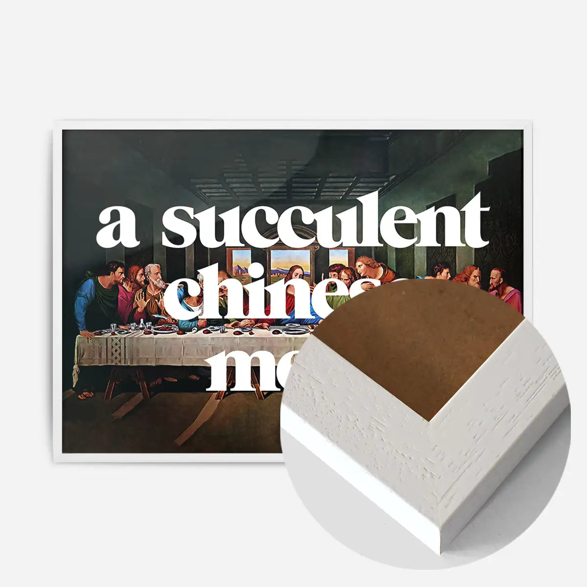 succulent chinese meal transcript A Succulent Chinese Meal Slogan Print – InkAndDrop