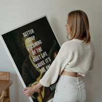 Town called Malice lyrics altered art quote print