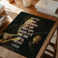 Town called Malice lyrics altered art quote print