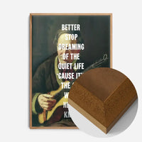 Town called Malice lyrics altered art quote print