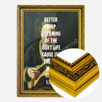 Town called Malice lyrics altered art quote print
