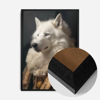 White Wolf Animal Portrait Print