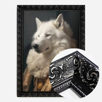White Wolf Animal Portrait Print