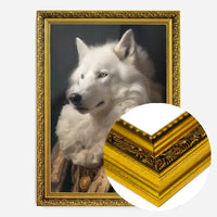 White Wolf Animal Portrait Print