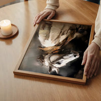 Horse Head Painting Renaissance Style Portrait