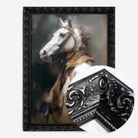 Horse Head Painting Renaissance Style Portrait