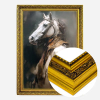 Horse Head Painting Renaissance Style Portrait