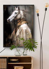 Horse Head Painting Renaissance Style Portrait
