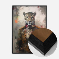 Leopard Painting Renaissance Style Portrait Print