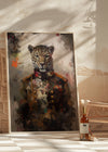 Leopard Painting Renaissance Style Portrait