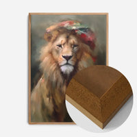 Lion Painting Renaissance Style Portrait