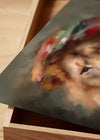Lion Painting Renaissance Style Portrait