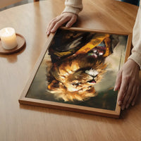 Lion Painting 2 Renaissance Style Portrait