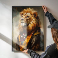 Lion Painting 2 Renaissance Style Portrait