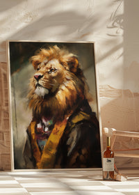 Lion Painting 2 Renaissance Style Portrait