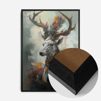 Stag Painting Renaissance Style Portrait