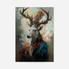 Stag Painting Renaissance Style Portrait
