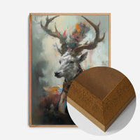 Stag Painting Renaissance Style Portrait