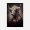 Bull Painting Renaissance Style Portrait