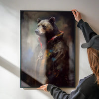 Bear Painting Renaissance Style Portrait