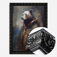 Bear Painting Renaissance Style Portrait