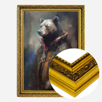 Bear Painting Renaissance Style Portrait