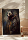Bear Painting Renaissance Style Portrait