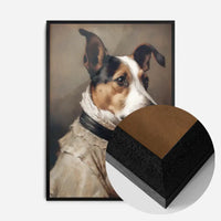 Jack Russell Black & Tan Dog Portrait Print