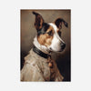 Jack Russell Black & Tan Dog Portrait Print