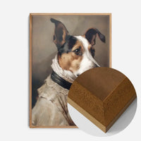Jack Russell Black & Tan Dog Portrait Print