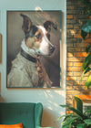 Jack Russell Black & Tan Dog Portrait Print