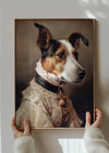 Jack Russell Black & Tan Dog Portrait Print