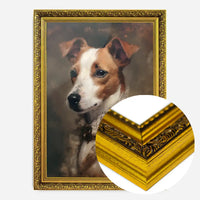 Jack Russell Tan & White Dog Portrait Print