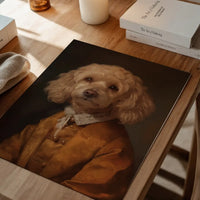 Golden Cockapoo Dog Portrait Print