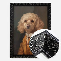 Golden Cockapoo Dog Portrait Print