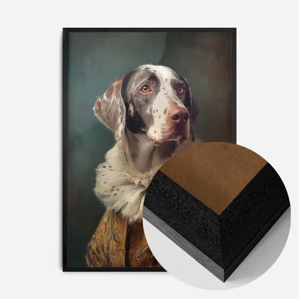 German Shorthaired Pointer GSP Dog Portrait Print