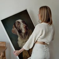 German Shorthaired Pointer GSP Dog Portrait Print