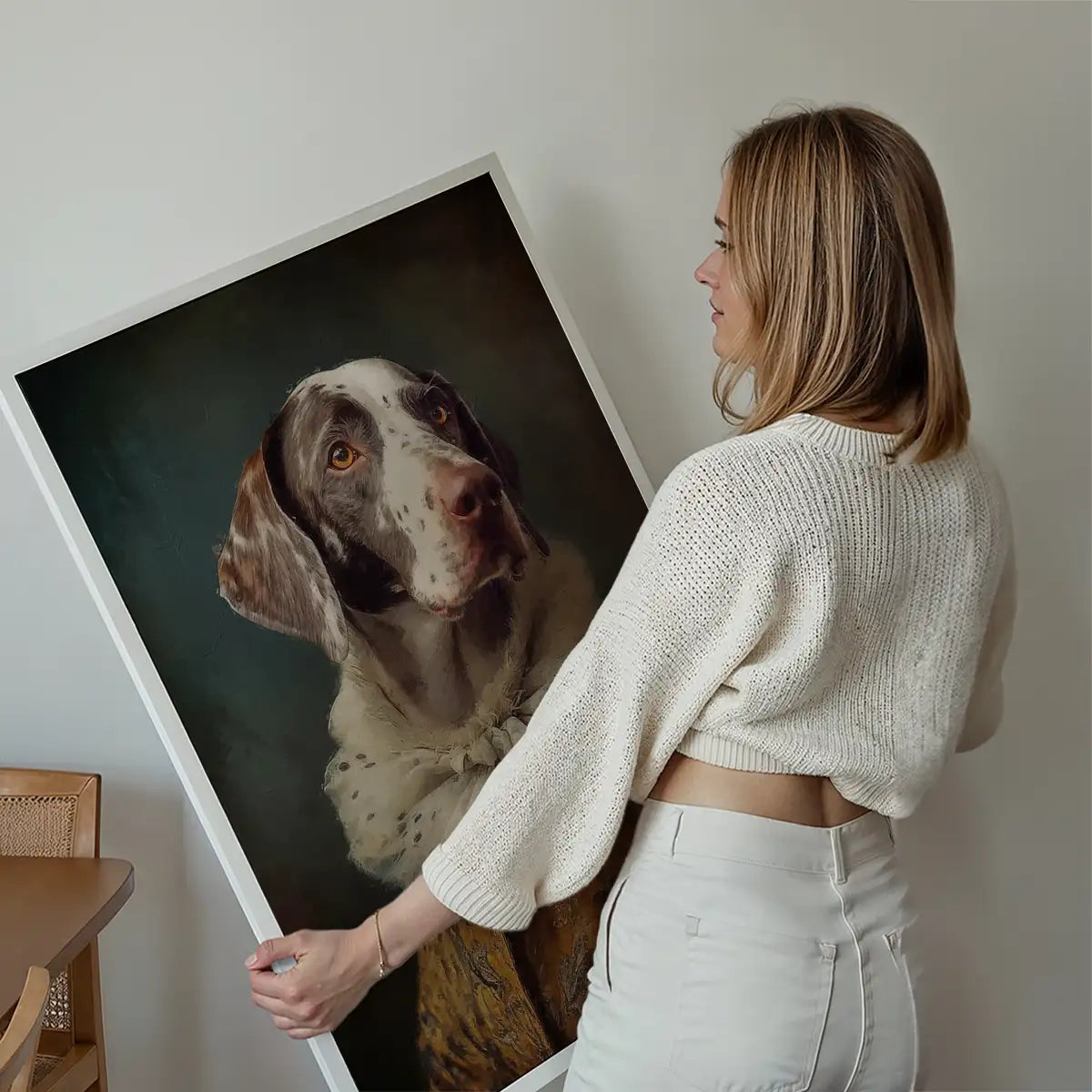 German Shorthaired Pointer GSP Dog Portrait Print