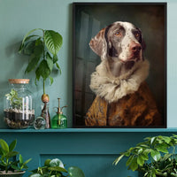 German Shorthaired Pointer GSP Dog Portrait Print