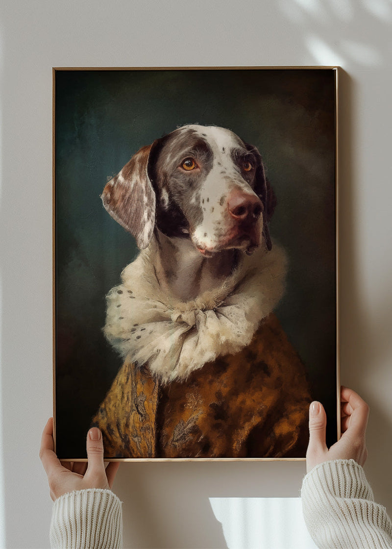 German Shorthaired Pointer GSP Dog Portrait Print